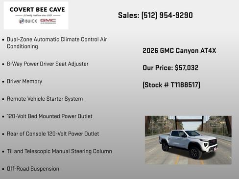 New 2026 GMC Canyon AT4X AWD/4WD image 36