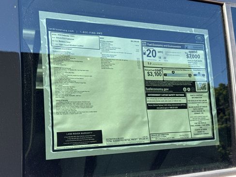 New 2026 Land Rover Defender 110 S image 28