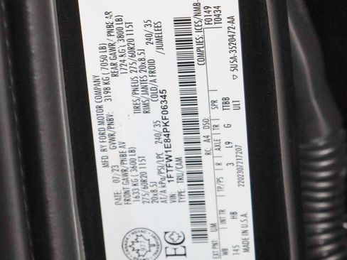 Used 2023 Ford F150 Lariat w/ Equipment Group 502A High image 34