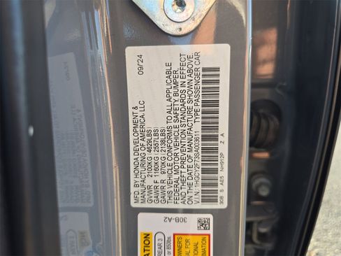 Certified 2025 Honda Accord Sport image 30