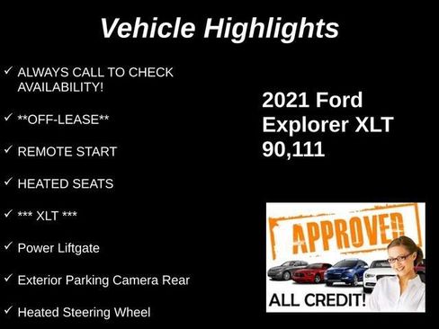 Used 2021 Ford Explorer XLT w/ Equipment Group 202A AWD/4WD image 10