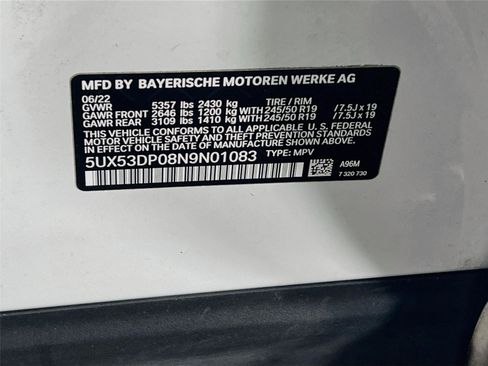 Used 2022 BMW X3 xDrive30i w/ Premium Package 2 AWD/4WD image 33