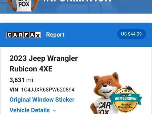 Used 2023 Jeep Wrangler Unlimited Rubicon 4xe w/ Steel Bumper Group AWD/4WD image 6