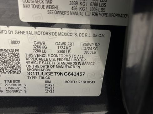Used 2022 GMC Sierra 1500 Denali AWD/4WD image 31