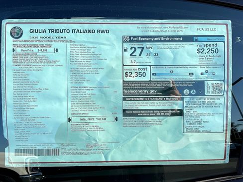 New 2025 Alfa Romeo Giulia w/ Driving Assist Package image 14