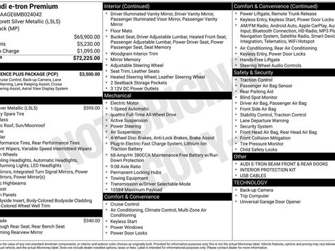 Used 2021 Audi e-tron Premium w/ Convenience Plus Package image 39