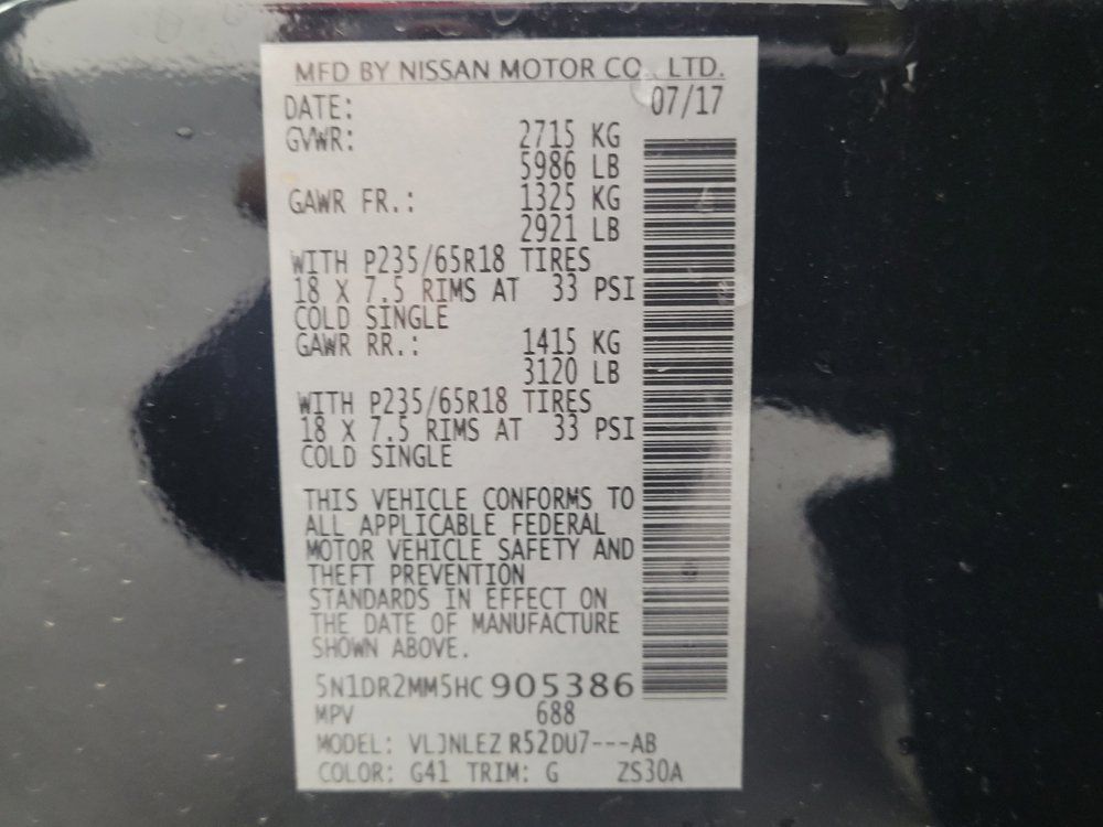 Used 2017 Nissan Pathfinder SV AWD/4WD image 33