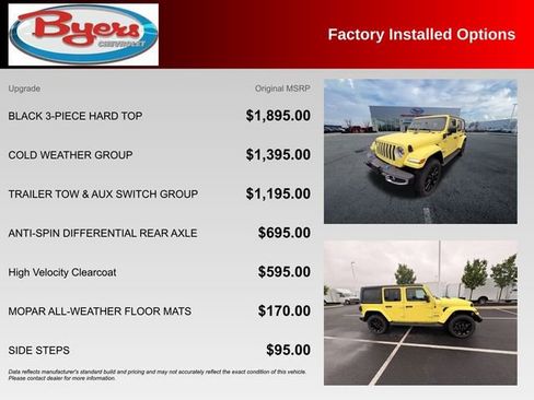 Used 2023 Jeep Wrangler Unlimited Sahara w/ Cold Weather Group AWD/4WD image 10