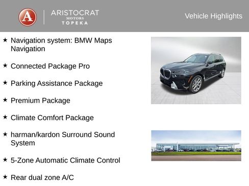 Used 2024 BMW X7 xDrive40i w/ Premium Package AWD/4WD image 4