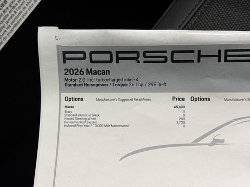 New 2026 Porsche Macan AWD/4WD image 56