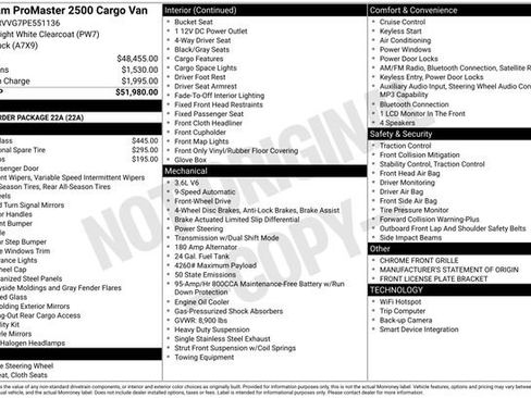 Used 2023 RAM ProMaster 2500 image 7