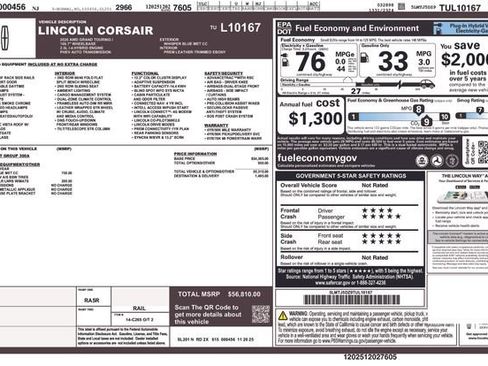 New 2026 Lincoln Corsair Grand Touring AWD/4WD image 4
