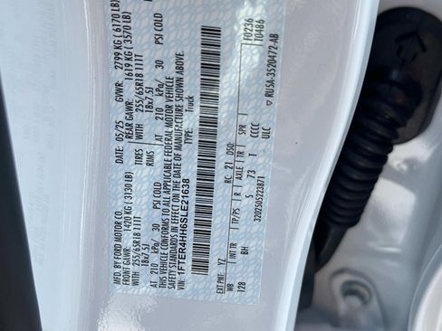 New 2025 Ford Ranger XLT w/ Equipment Group 301A High image 62