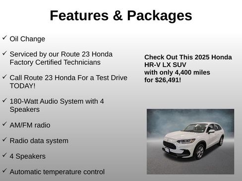 Certified 2025 Honda HR-V LX image 4