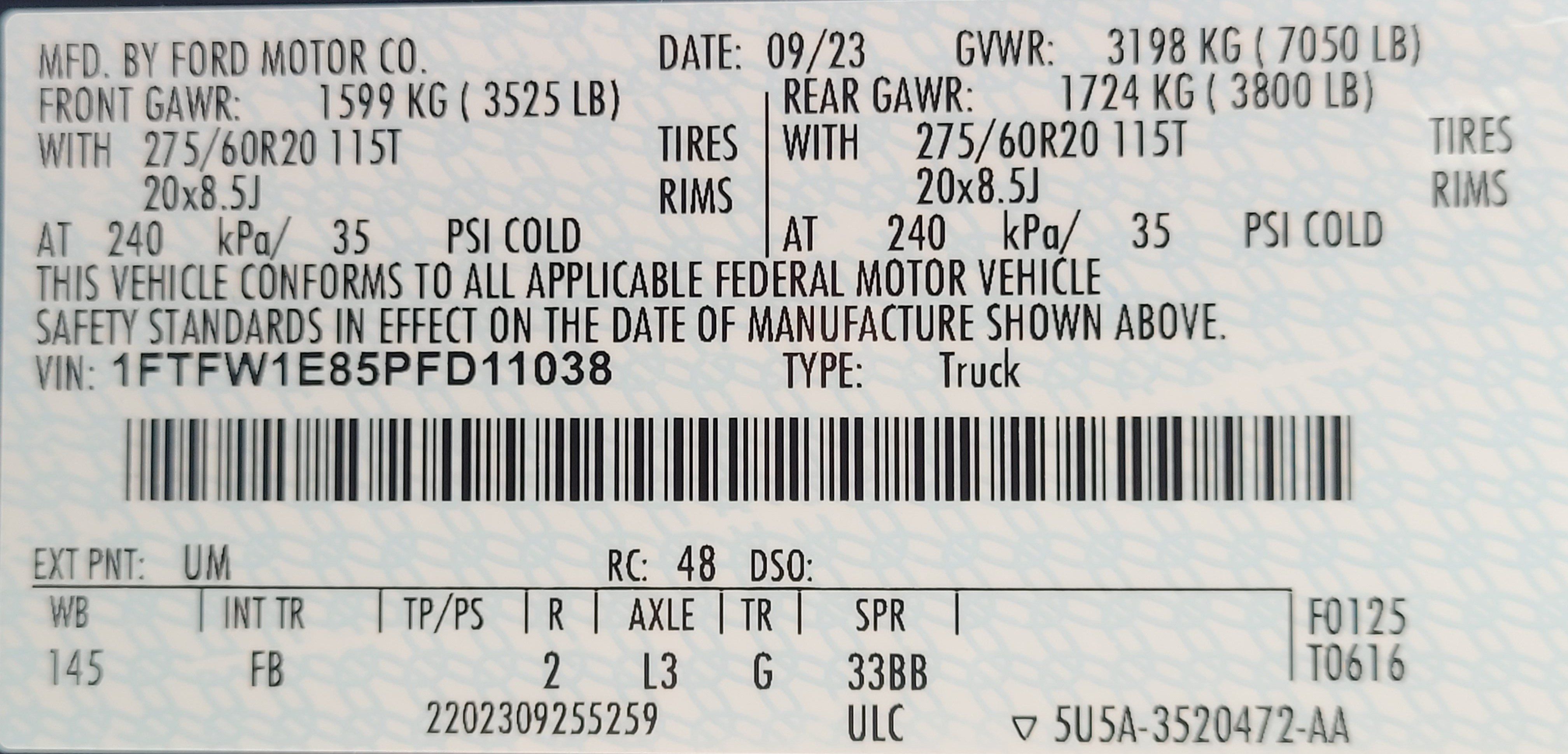 Used 2023 Ford F150 XLT w/ Equipment Group 302A High AWD/4WD image 10