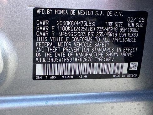 Certified 2026 Acura ADX A-Spec FWD image 21