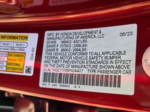Used 2023 Honda Accord LX image 23