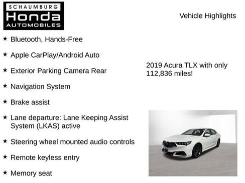 Used 2019 Acura TLX V6 w/ Technology & A-SPEC Pkg FWD image 7