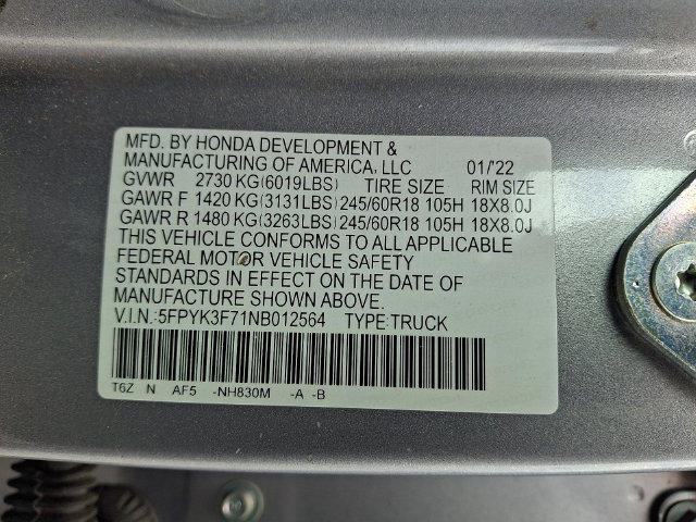 Used 2022 Honda Ridgeline RTL-E image 27