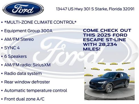 Certified 2025 Ford Escape ST-Line AWD/4WD image 17