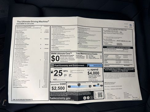 New 2026 BMW X5 xDrive40i w/ M Sport Package AWD/4WD image 27