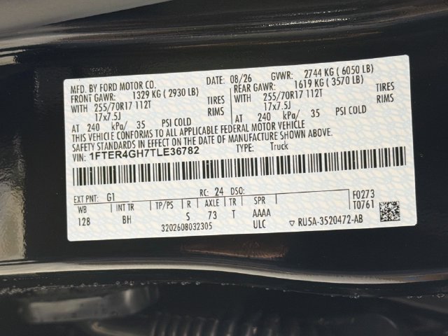 New 2026 Ford Ranger XLT w/ Equipment Group 301A High RWD image 38