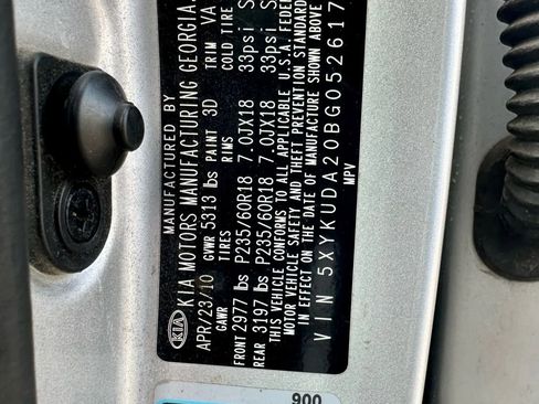 Used 2011 Kia Sorento EX w/ Premium Pkg AWD/4WD image 34