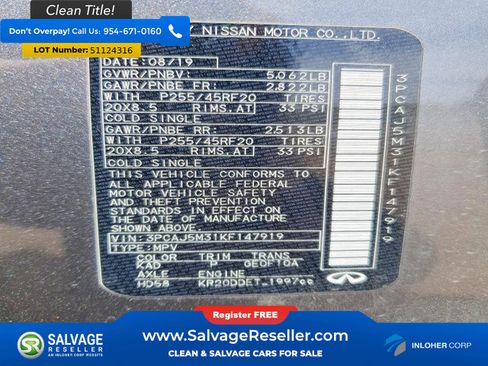 Used 2019 INFINITI QX50 Essential w/ Sensory Package image 16