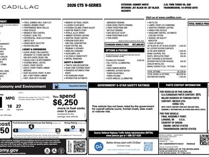 Used 2026 Cadillac CT5 V