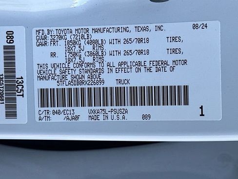 New 2024 Toyota Tundra SR5 w/ SR5 Premium Package image 28