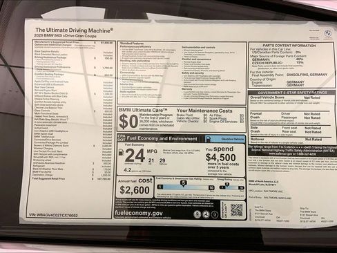 New 2026 BMW 840i xDrive AWD/4WD image 12