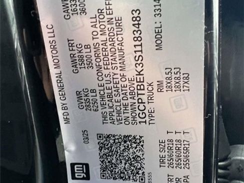 Certified 2025 Chevrolet Colorado W/T w/ WT Custom Package image 21