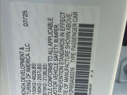 New 2025 Honda Accord EX-L image 19