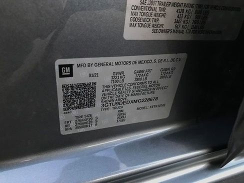 Used 2021 GMC Sierra 1500 SLT AWD/4WD image 26