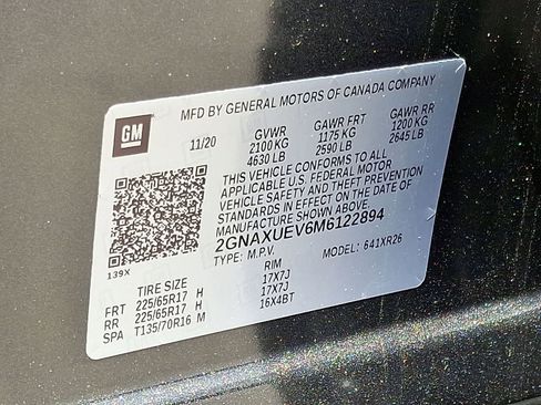 Used 2021 Chevrolet Equinox LT AWD/4WD image 38