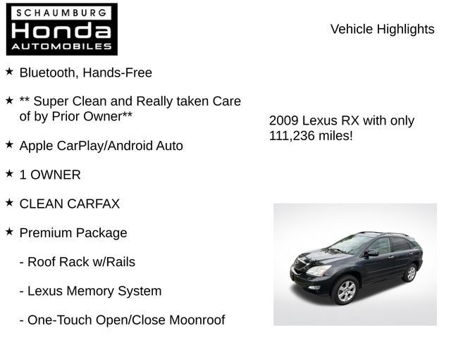 Used 2009 Lexus RX 350 AWD image 7