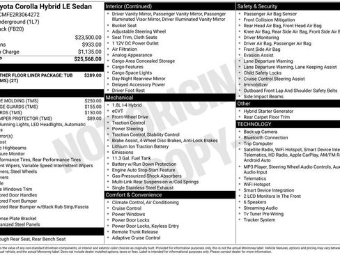 Certified 2024 Toyota Corolla LE FWD image 3