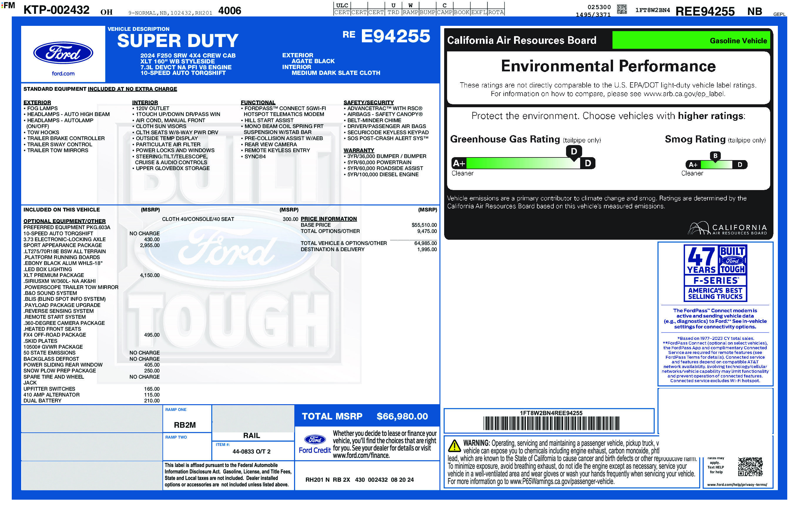 Used 2024 Ford F250 XLT w/ XLT Premium Package AWD/4WD image 2