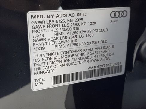 Certified 2022 Audi Q3 2.0T Premium image 27