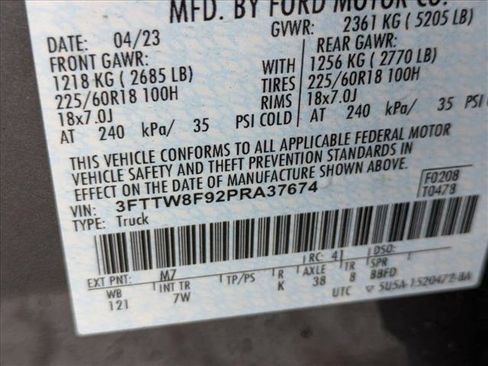 Used 2023 Ford Maverick XLT w/ Equipment Group 300A Standard image 24