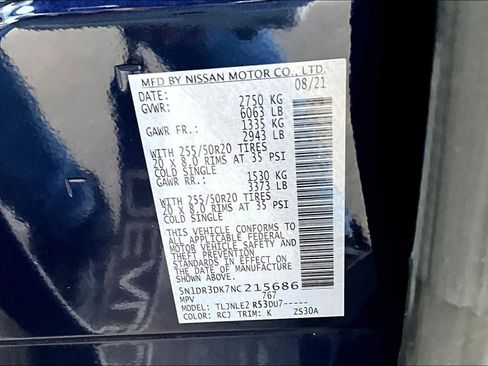 Certified 2022 Nissan Pathfinder Platinum w/ Lighting Package (N93) image 32