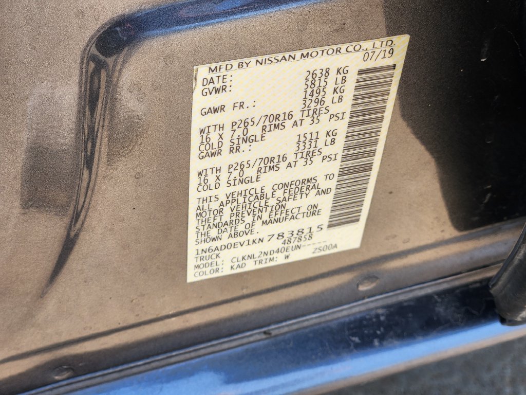Used 2019 Nissan Frontier SV AWD/4WD image 32