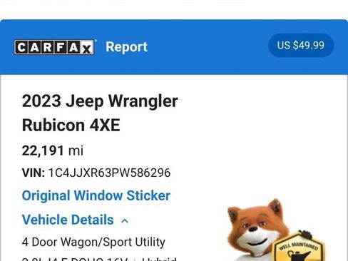Used 2023 Jeep Wrangler Unlimited Rubicon 4xe AWD/4WD image 7