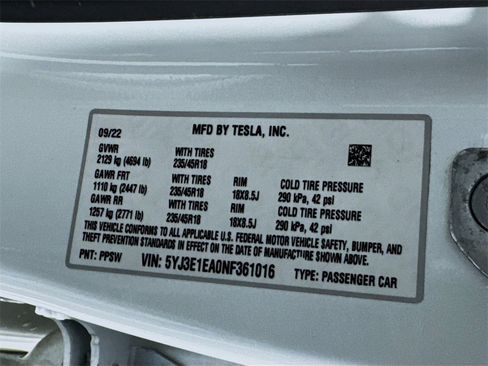 Used 2022 Tesla Model 3 image 60