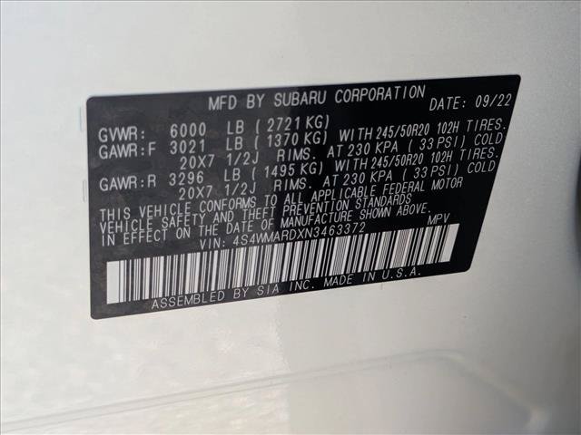 Used 2022 Subaru Ascent Touring AWD/4WD image 27