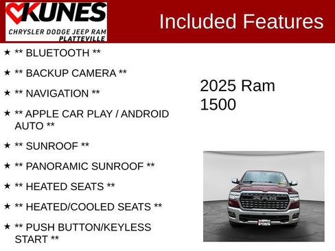 Used 2025 RAM 1500 Limited w/ Bed Utility Group AWD/4WD image 2