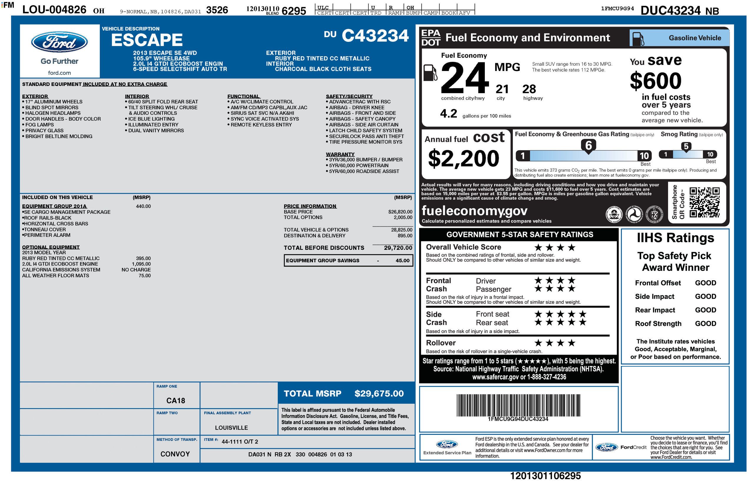 Used 2013 Ford Escape SE AWD/4WD image 6