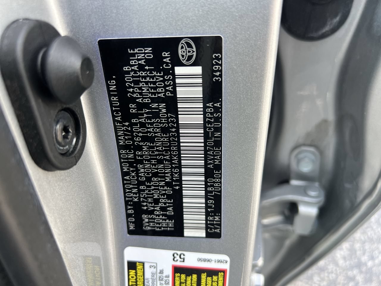 Used 2024 Toyota Camry XSE FWD image 36