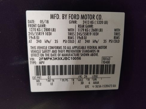 Used 2018 Ford Edge Titanium w/ Ford Safe & Smart Package FWD image 33