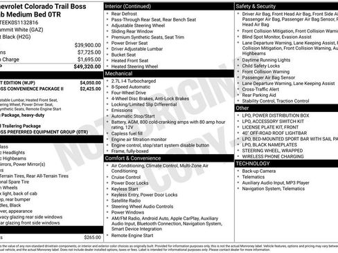New 2025 Chevrolet Colorado Trail Boss w/ Midnight Edition AWD/4WD image 11